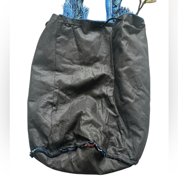 Unbranded Lightweight Peruvian BOHO Blue Colorful Tribal Aztec Crossbody Purse - Picture 10 of 12